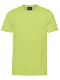 Hellgrünes Herren T-Shirt mit Rundhals, gerade geschnitten, für Beruf & Freizeit